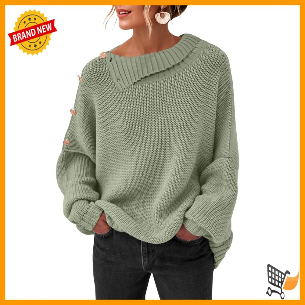 Oversized Turtleneck Pullover Sweater Y2k Chic Casual Knit Long Sleeve Top
